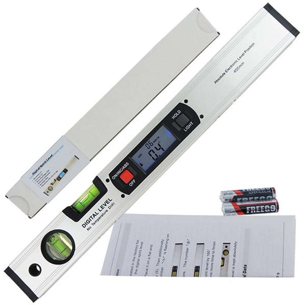 Digital Angle Finder Spirit Level 360 Degrees Range Angle Finder Spirit Level Upright with Magnets Inclinometer