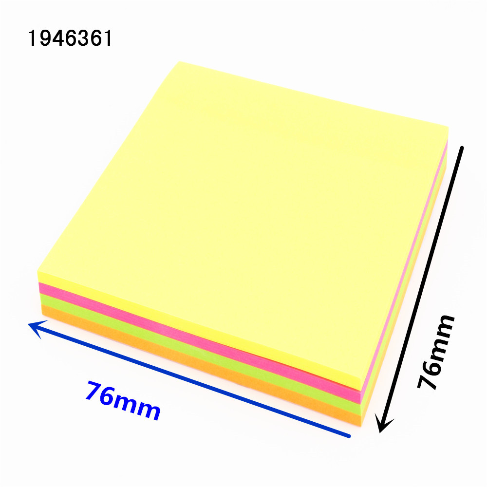 80 page Fluorescence 4 colour Self Adhesive Memo Pad Sticky Notes Bookmark Point It Marker Sticker Paper Office School Supplies