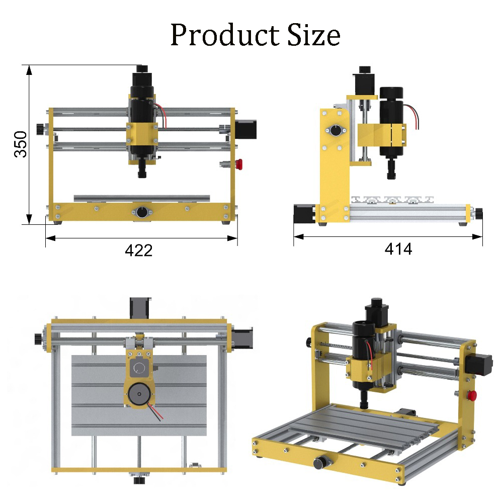 Brand new 3018 Plus Laser Engraving Machine DIY Desktop Laser Engraver 5.5W - 30W Power With High Power Spindle CNC Wood Routers