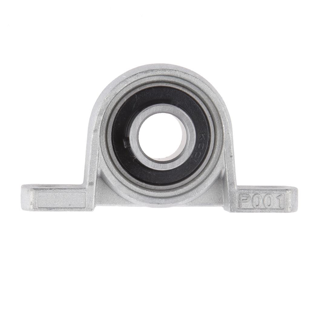 Bore Ball Bearing 8/10/12/15/17mm Pillow Block Mounted Support Caliber Zinc Alloy Mounted Ball Bearing Kp08 Pillow Block