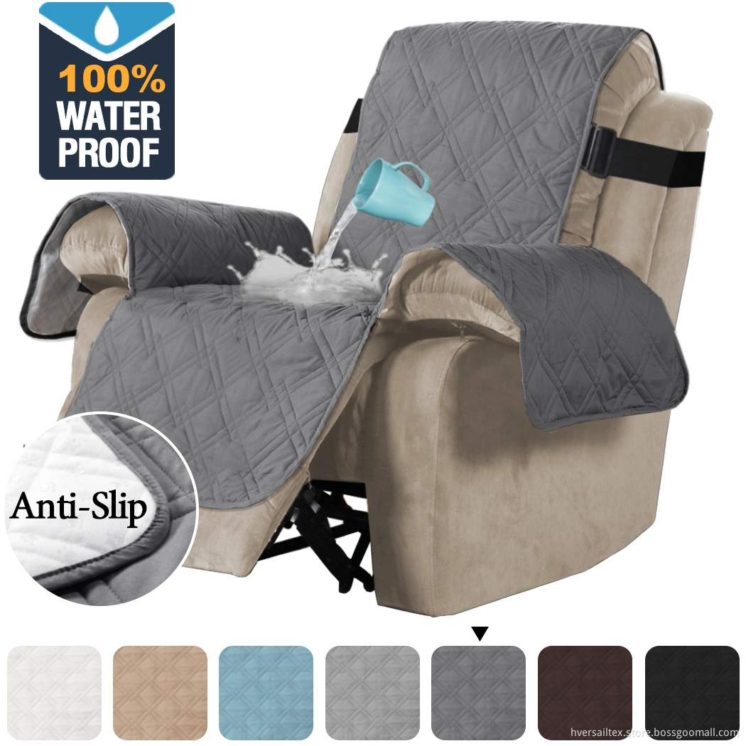 Waterproof Quilted Recliner Chair Cover