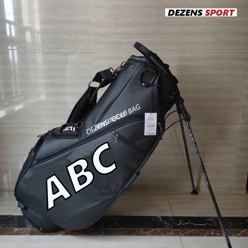 DEZENS Golf Bag Black Standard Ball Cart PU famous brand Golf Bag