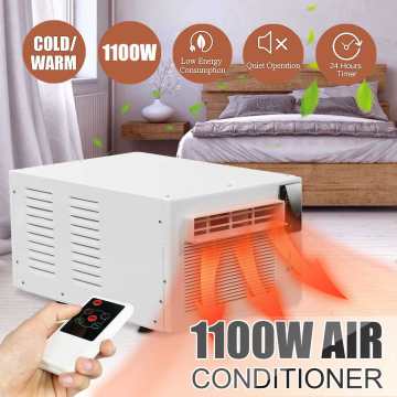 220V/AC Desktop air conditioner 1100W Cold/Heat dual use 24-hour timer With remote control LED control panel Pet air conditione