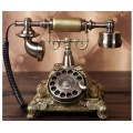 Rotating disk antique vintage fixed telephone household rustic wired telephone