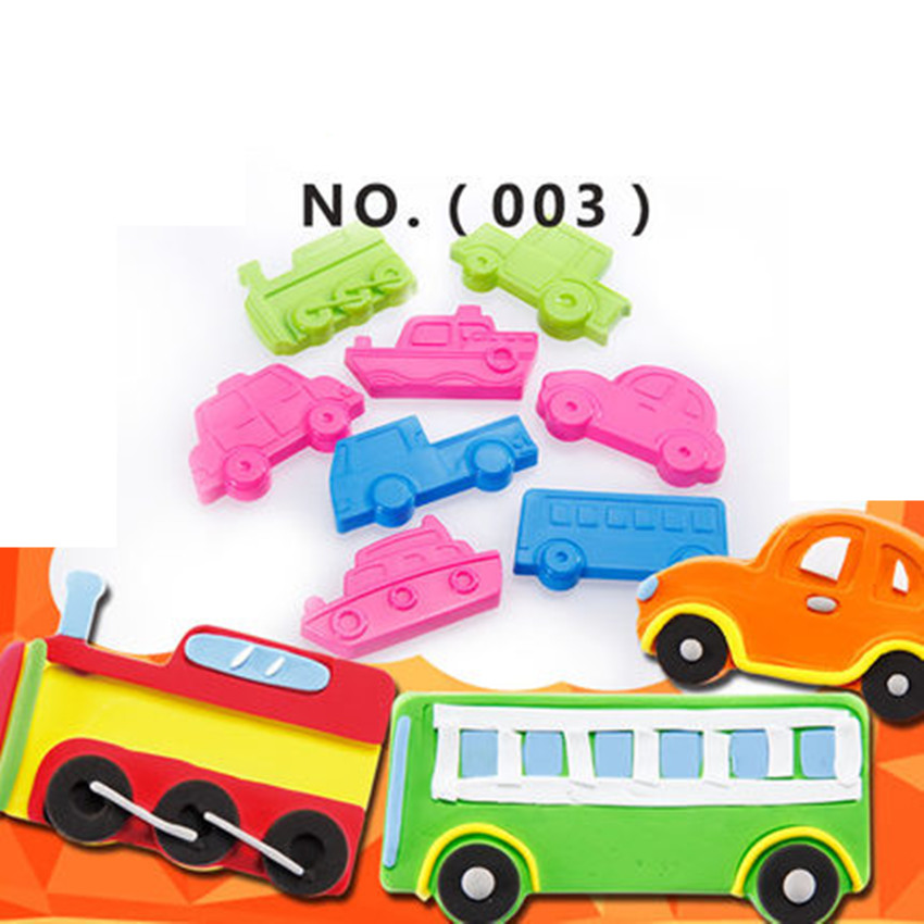 playdough tool toy #180 car Vehicle mold 8pcs mud tool set impression children hand plasticine tool toys playdough