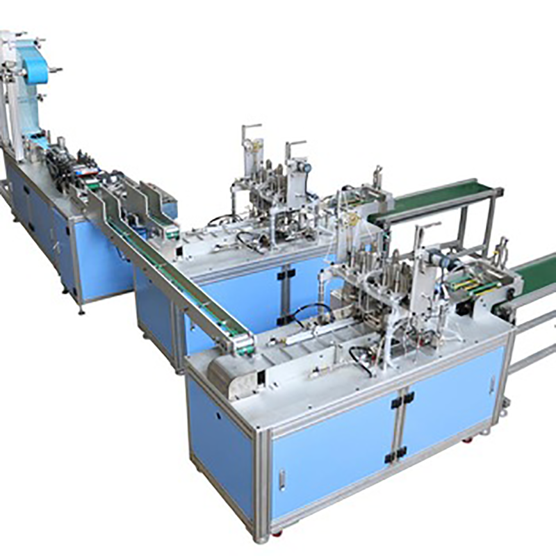 fully automatic 3 ply nonwoven fabric disposable facemask facial surgical face masks making machine production line