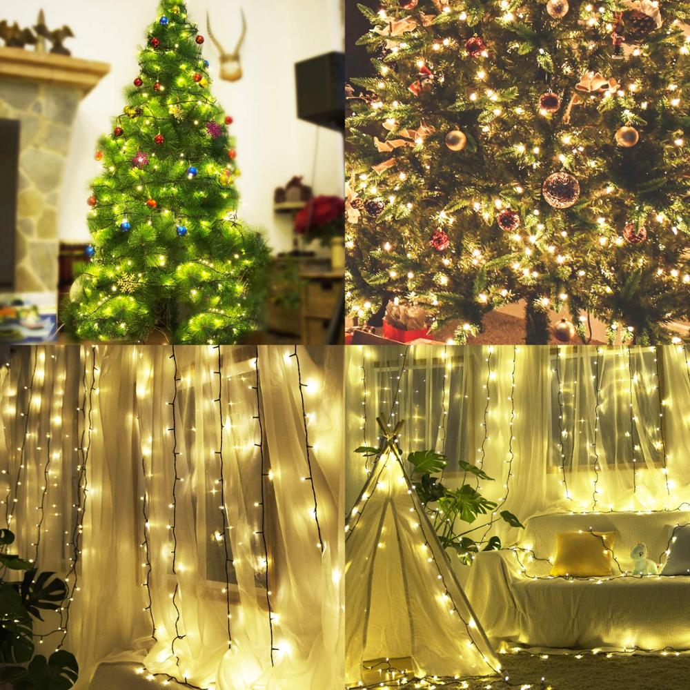 100M 50M 30M 10M LED Fairy Garland String Lights Outdoor Waterproof Lighting for Christmas Trees Xmas Party Wedding Decoration