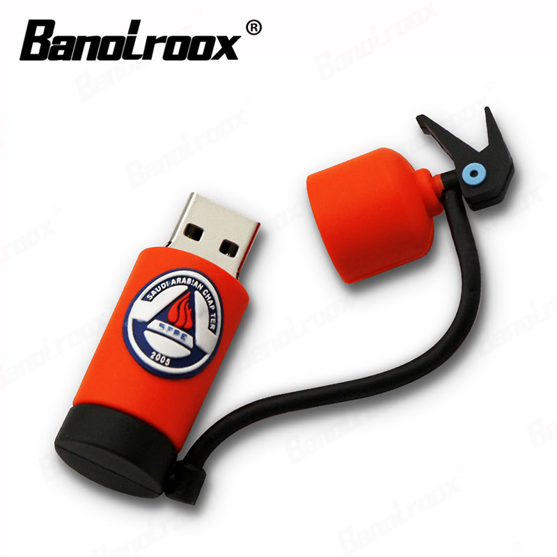 Cool gifts USB Flash drives Fire extinguisher style pen drive memory stick 4GB 8GB 16GB 32GB 64GB pendrive fire hydrant U disk