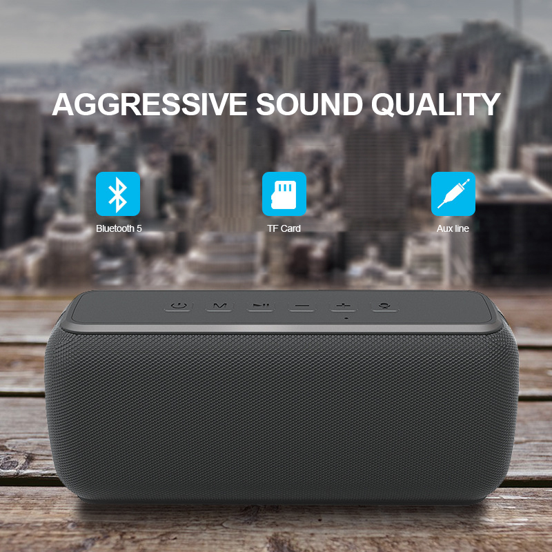 XDOBO X8 60W High Power Portable Bluetooth Speaker Deep Bass Column TWS Stereo Subwoofer Soundbar Boombox Support TF Card AUX