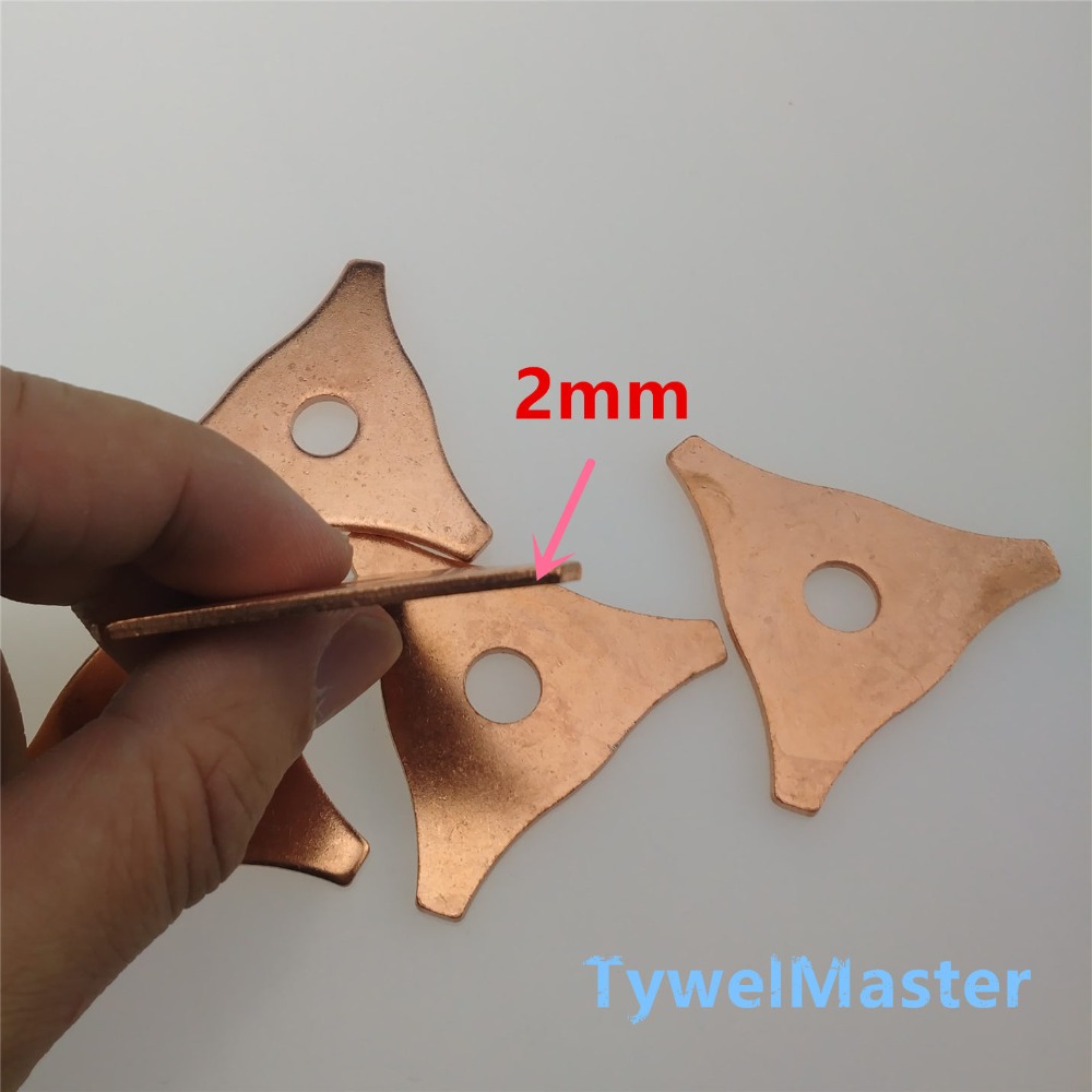 Dent Pulling Washer 100pcs Spot Welder Star Washer Metal Shrink Repair Garage Spot Welding Machine Triangle Meson Pads