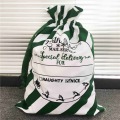 30pcs/lot Factory Wholesale Drawstring Gift Bag Christmas Canvas Santa Sack Xmas Cotton Bag Santa Claus Gift Bag