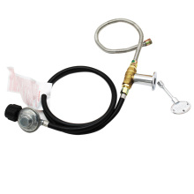Earth Star Propane Gas Fire Pit Key Valve Control System Kit Hose Assembly Replacement Parts Max 90,000 BTU