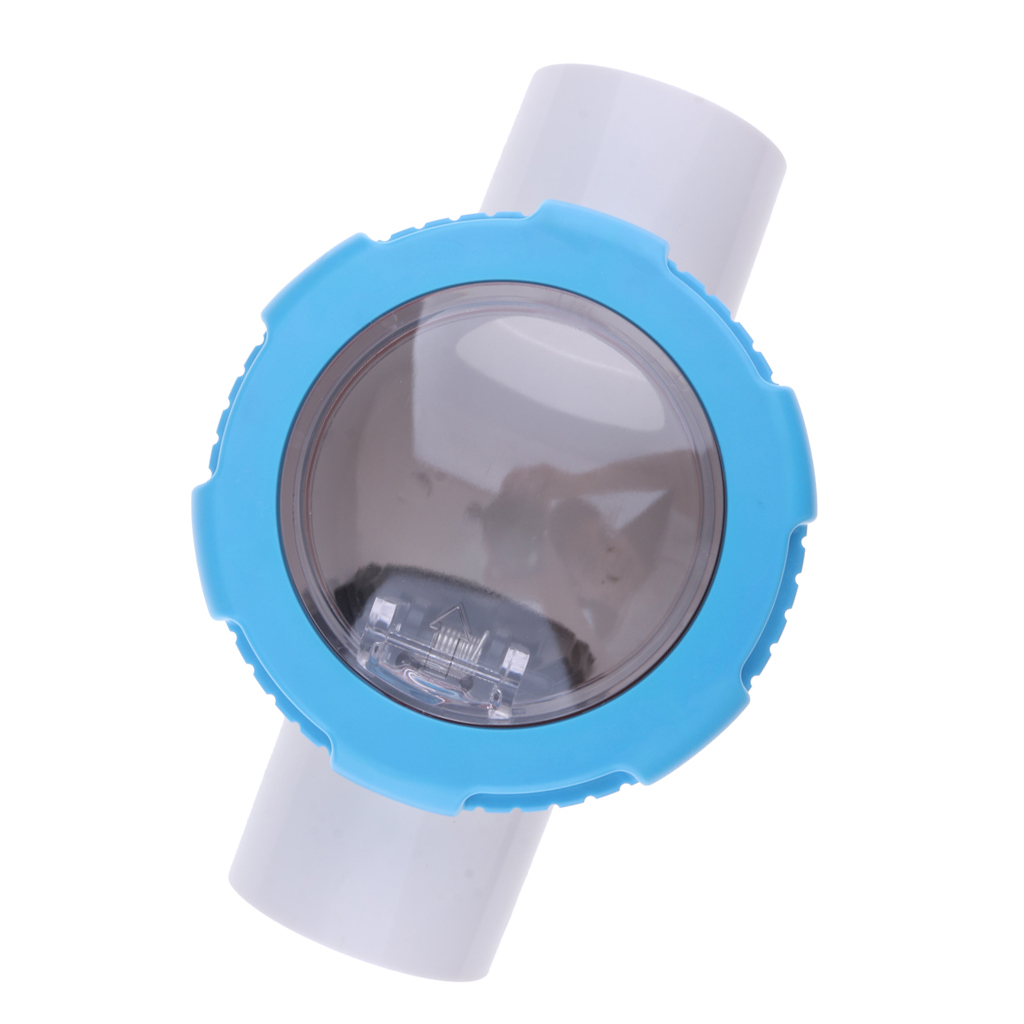 Non Return Clear Chamber Check Flapper Valve 63mm For Swimming Pool Accessories