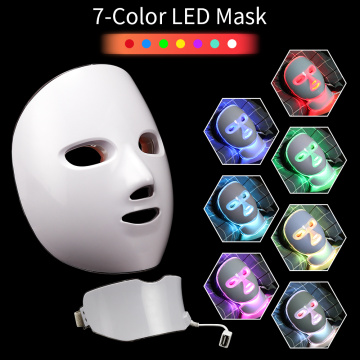 7 Colors Light Led Facial Mask Photon Therapy Face Mask Beauty Machine Anti Acne Wrinkle Whitening Spot Removal Skin Care Tools