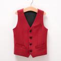 red baby vest