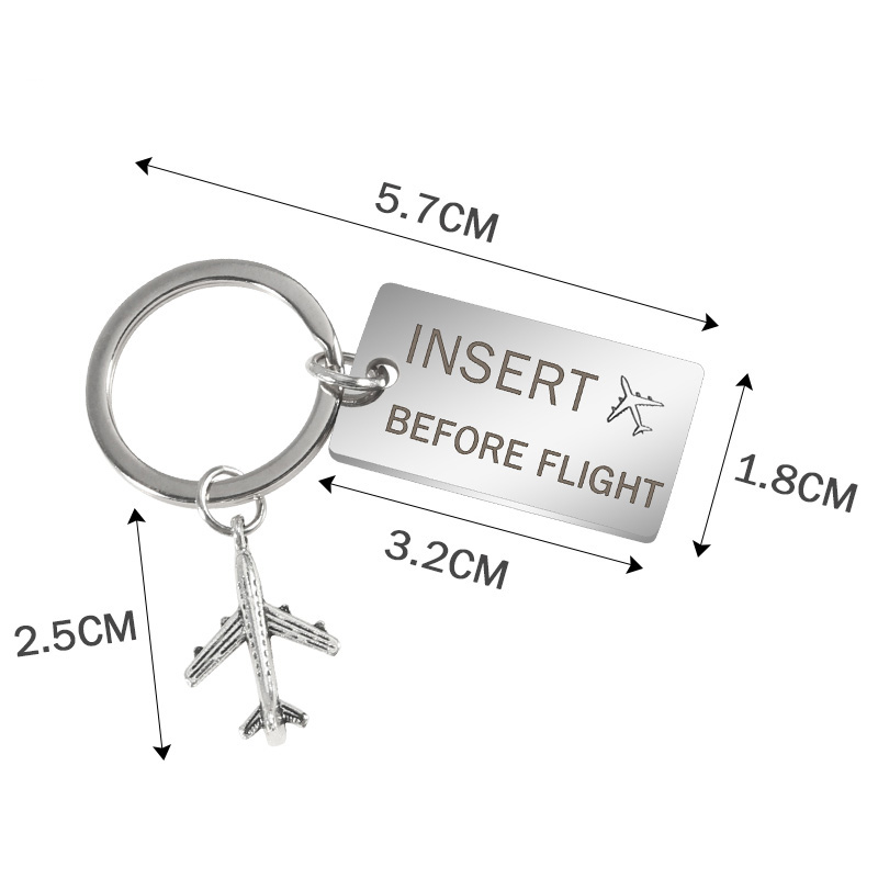 Luggage Tag Travel Accessories engraved Rmove before Flight bagage tags for Flight Crew Pilot Aviation Lover