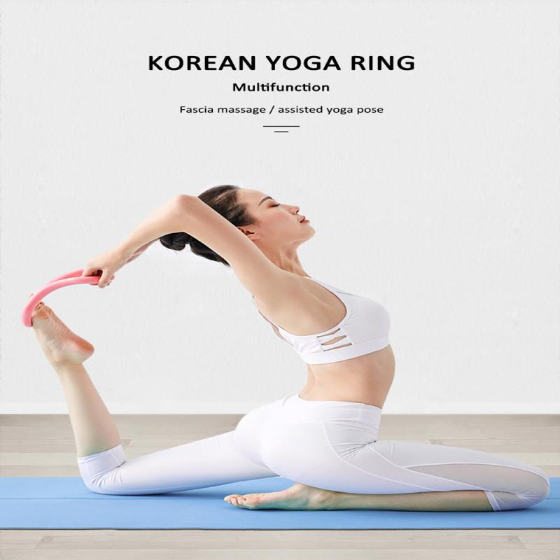 Pilates Ring Yoga Circle Muscle Exercise Bodybuilding Trainer Fascia Massage Workout yoga wheel gym sport fitness accessories