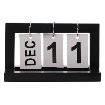 Blesiya Flip Chart Card Number Perpetual Desk Calendar for Home Office Decor
