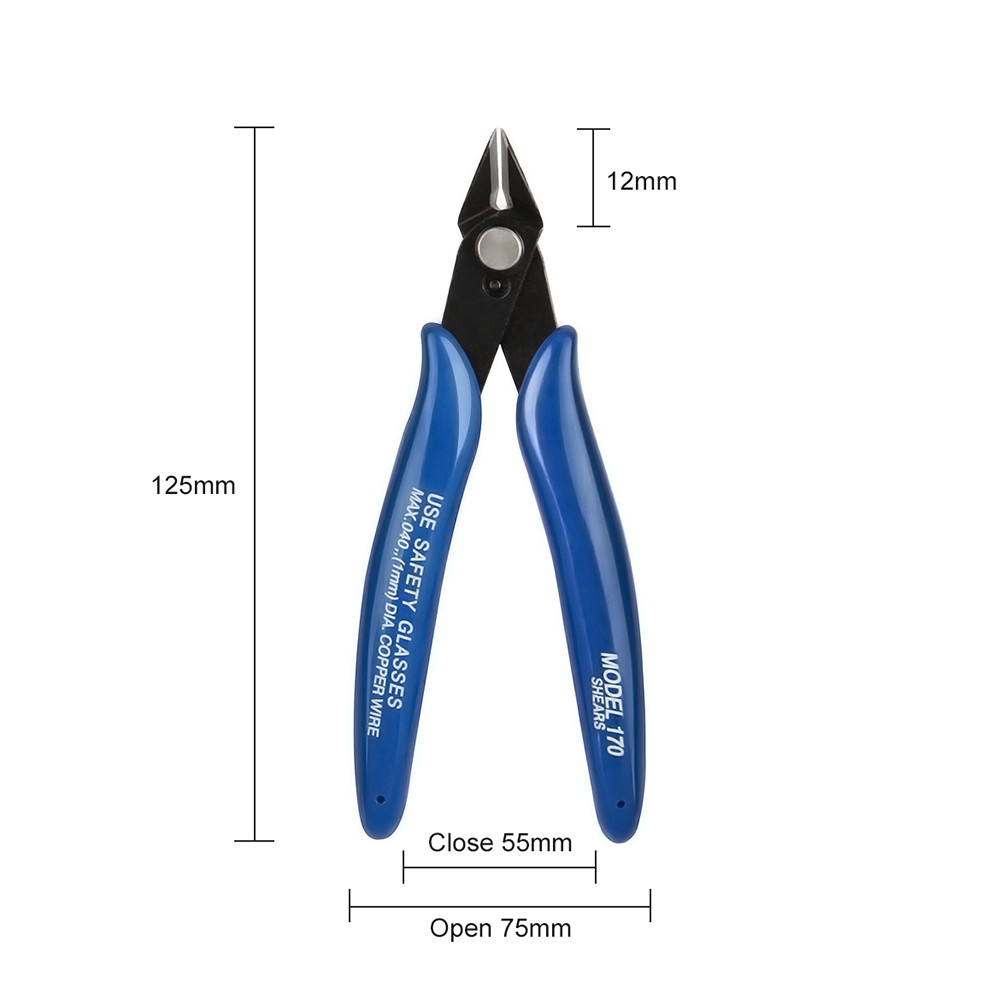5/10Pcs Dropship Pliers Multi Functional Electrical Wire Cable Cutters Cutting Side Snips Flush Stainless Steel Nipper Hand Tool