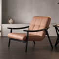 Solid wood with black color leisrue chair