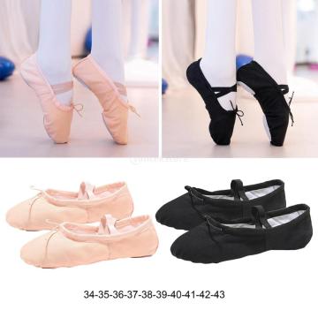 Ballet Pointe Shoe Women Girl Ballet Shoes For Toddler Girls Women With Elastic Gymnastics Performance Training Dancewear