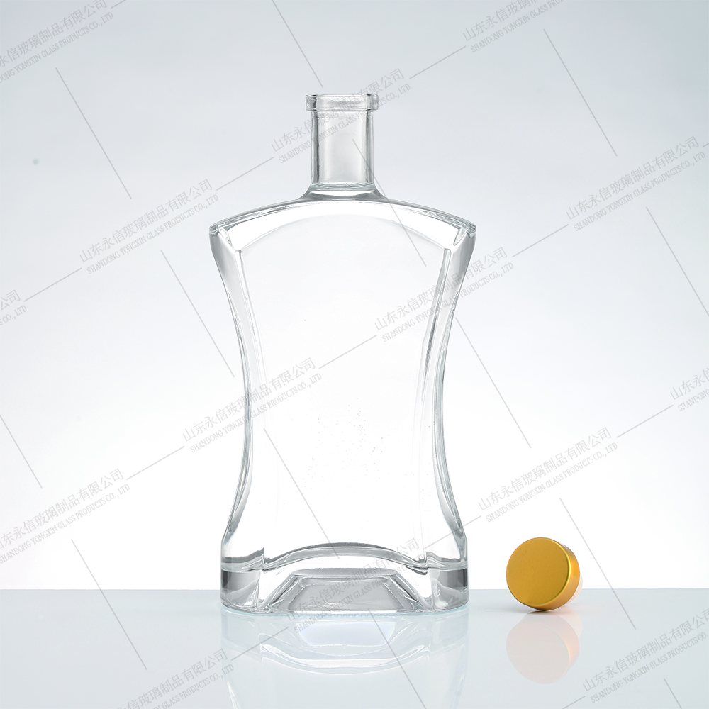 Flat Shape Glass Bottles Chinese supplier