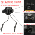 Tactical Helmet Headset with Fast Helmet Rail Adapter Military Airsoft Communication Headphone Outdoor Hunting Shooting Headset