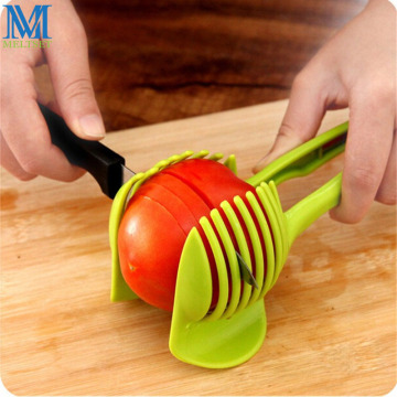 Perfect Tomato Slicer Egg Tart Holder Kitchen Tools Fruit Vegetable Cutter Potato Onion Slicer Green