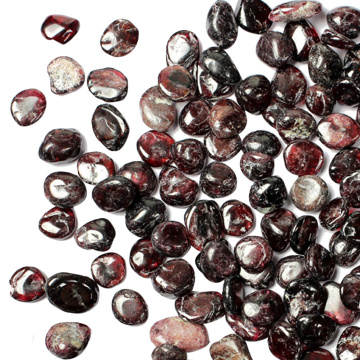 WINOMO 50g 9-14mm Natural Deep Wine Garnet Gravel Rocks Quartz Pebbles Aquarium Decoration Gravel Stone Decorations Stones