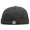 Big head adult large size fitted wool beret hat men winter hiphop felt skullies cap ski plus size velvet beanie 56-60cm 61-68cm