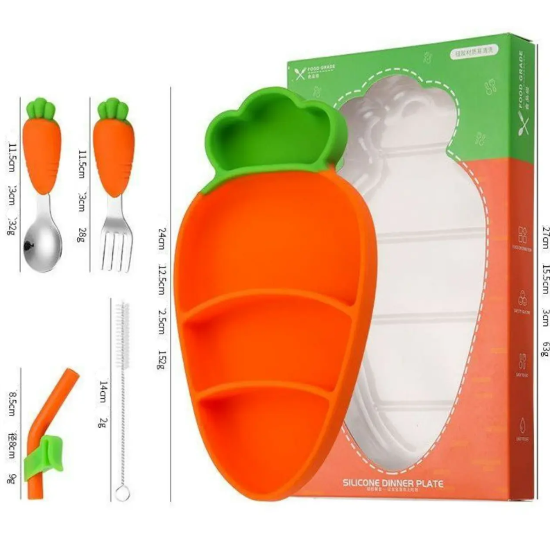 Silicone children's tableware