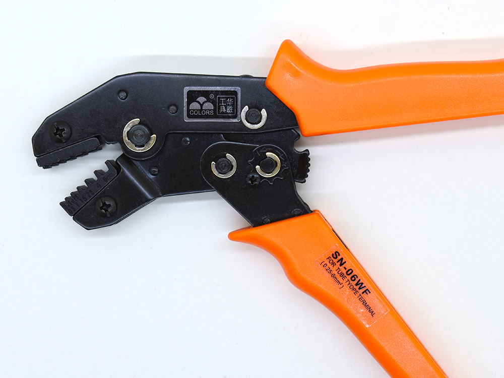 COLORS SN-06WF Mini European Straight Multi jaw terminal Crimping tool plier 0.25-6mm2 hand tools Crimper pliers