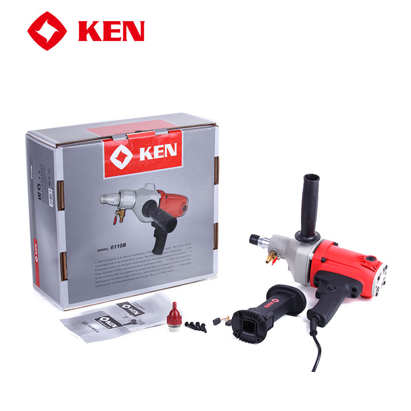 KEN water rig, 6110B hand held drilling machine, high power air conditioning concrete drill hole drilling drill.