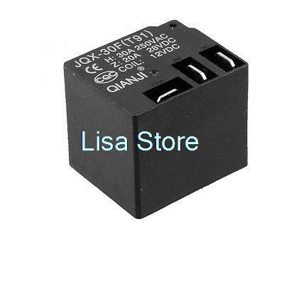 DC 12V Coil AC 250V/30A DC 28V/20A PCB Power Relay 5 Pin SPDT JQX-30F(T91)