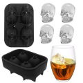 2020 Ice Cube Maker DIY Creative Silica Gel Gun Bullet Skull Shape Tray Mold Home Bar Party Cool Whiskey Wine Ice Cream Bar Tool