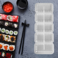 5 Rolls Food Grade Plastic Sushi Nigiri Maker Rice Ball Molds Nonstick Press Maker DIY Bento Tool Press Bento Tool TSLM1