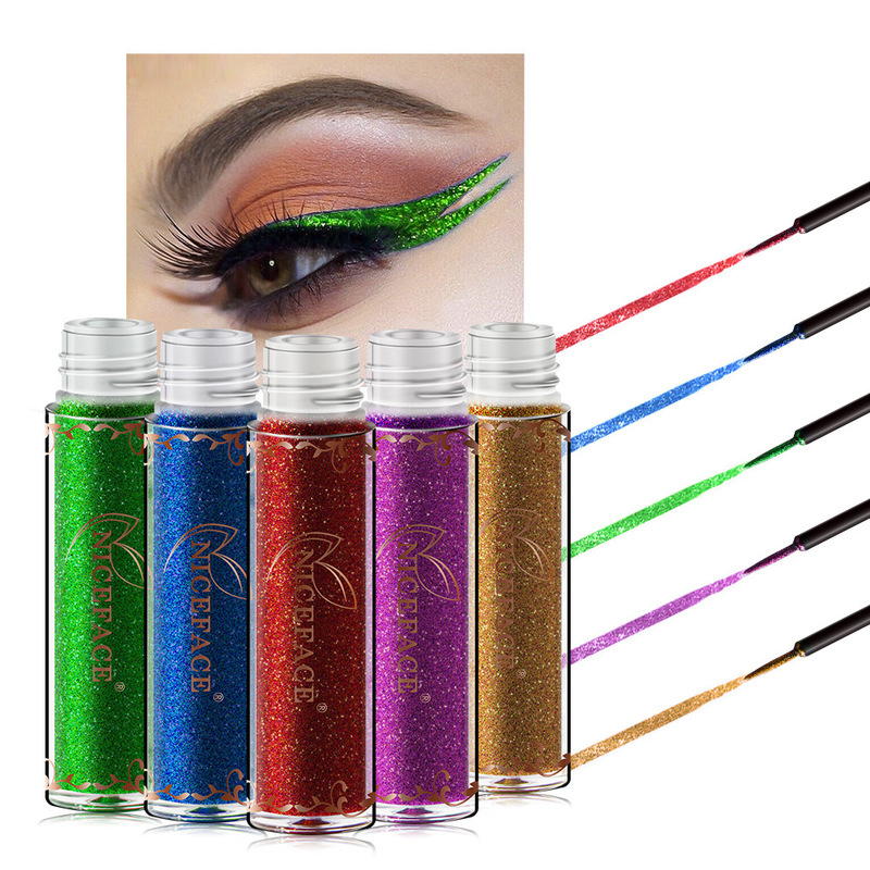 12 Colors Eyeliner Metallic Lasting Shiny Diamond Eyeliner Pencil Beauty MakeUp Comestics Tools Silky Quick Dry Eyeliner TSLM1