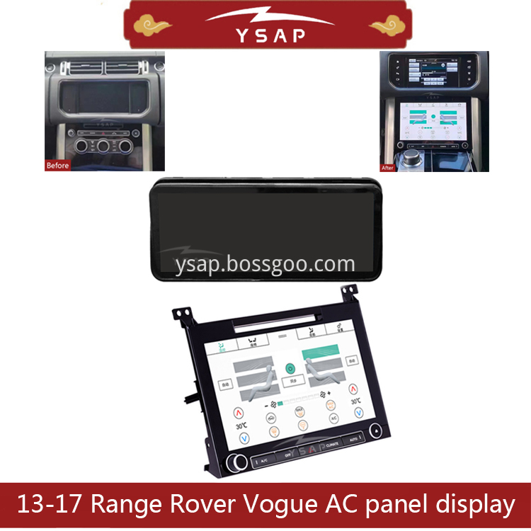 Range Rover Vogue interior 2 LCD screen Ac Panel