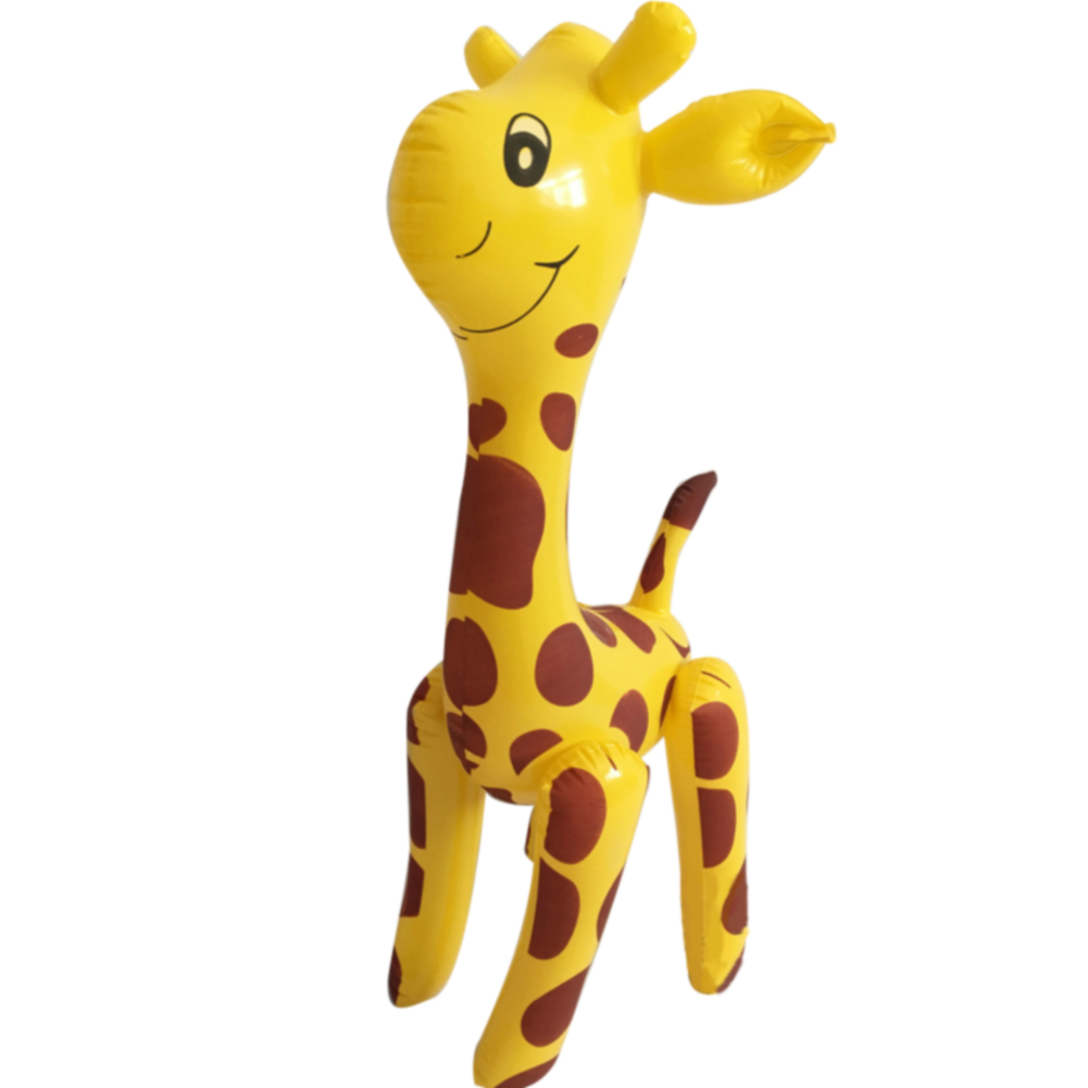 Balloon Party Large Blow Up Cute Children PVC Novelty Gift Cartoon Giraffe Design Deer Shaped Animals Inflatable Toy