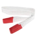 2M High-Strength Polypropylene Sling White 5 Tons Buckle Sling Flat Sling Suitable for Car and Ship Towing