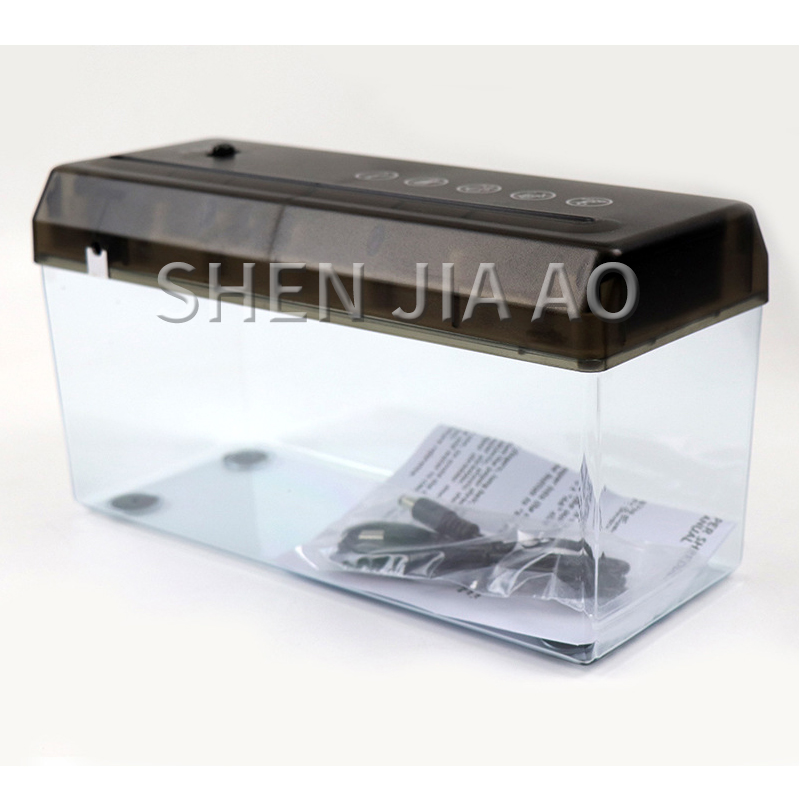 4L Mini desktop paper shredder Anti-skid pad office USB shredder Electric A4 shredder Automatic shredder ZD-001 paper cutter