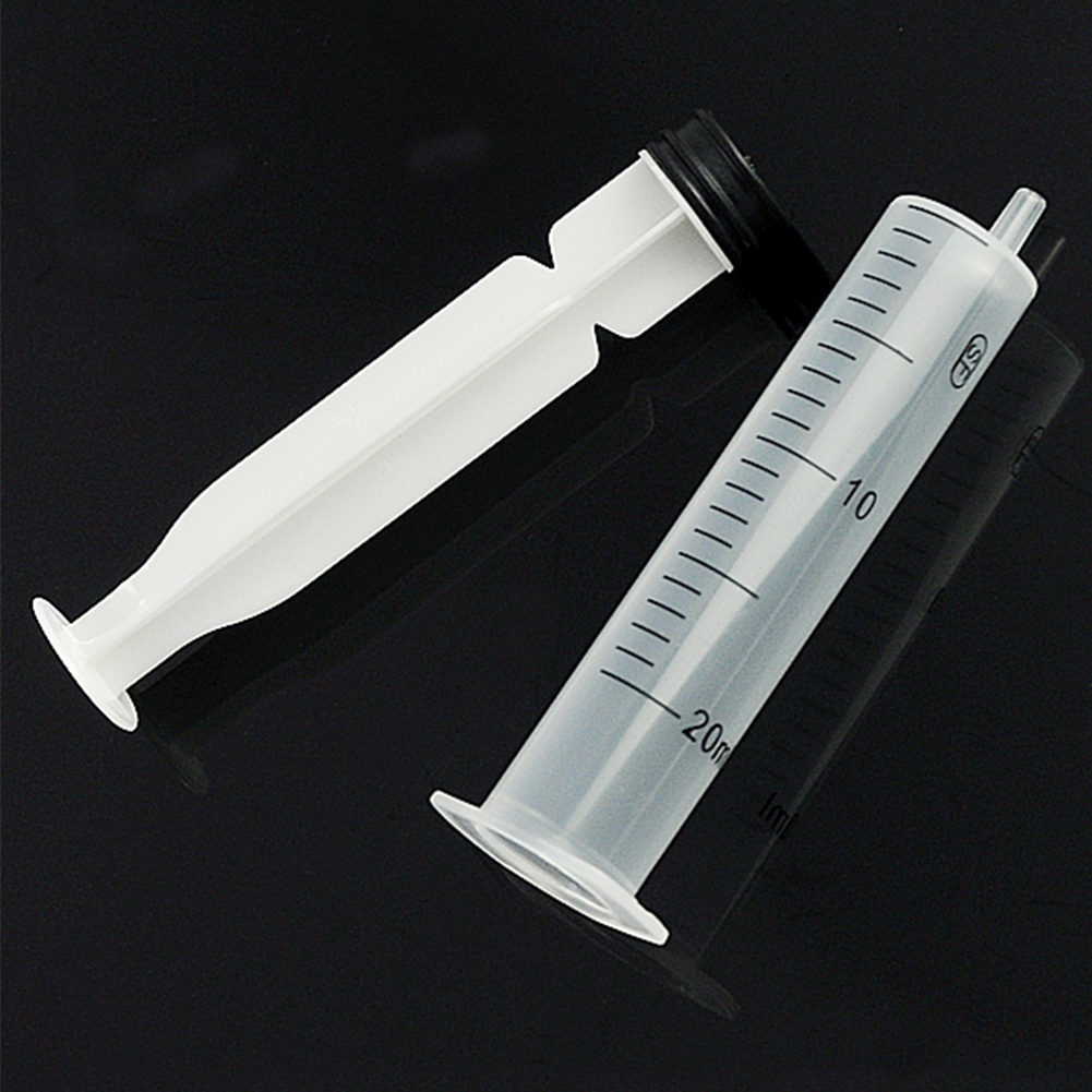 5Pcs 20ml Plastic Syringe Translucent Measuring Syringe With Cover Perfect Use Within Hydroponics Measuring Nutrient Hydroponics