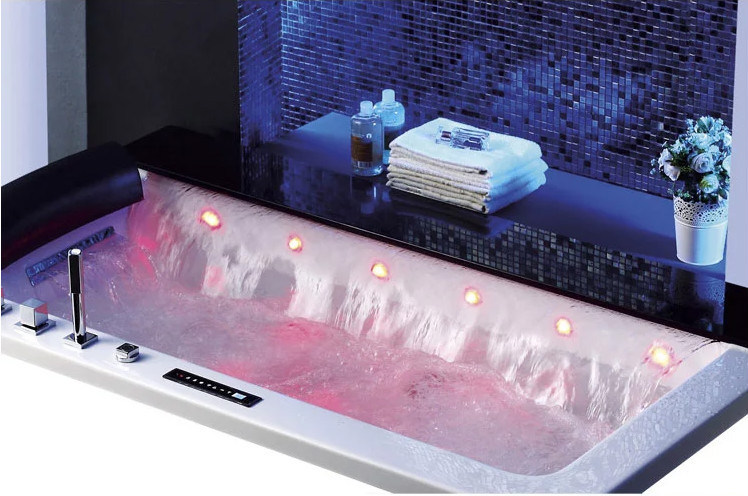 Jacuzzi massage tub with air jets and LED lights Massage Bathtub M-2049