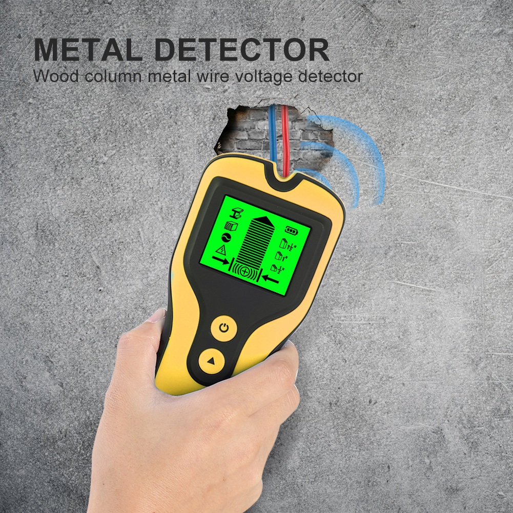 Stud Finder Wall Detector 3 in 1 Electronic Stud Sensor Wall Scanner Center Finding LCD Display for Wood Studs AC Wire Detection