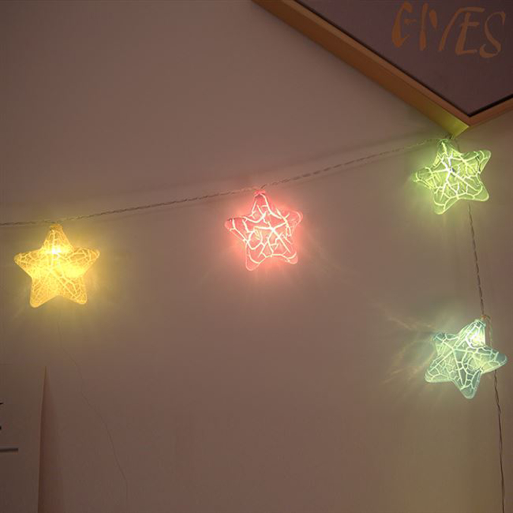 3M Small Lantern Fairy Flashing String Lights Starry Lights Room Layout Net Red Bedroom Decorative Lights Crack Star Lights