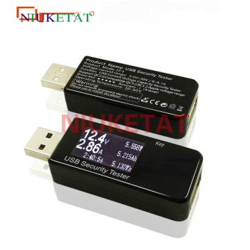 USB security tester LCD display Mini USB current voltage capacity power testing instrument Mobile phone charger safety monito