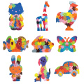 Educational kids 3d puzzle toys animal jigsaw puzzle