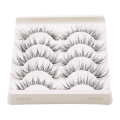 5Pair/Box Eyelashes 3D Artificial Fiber Long Lasting Lashes Women Volume Eyelashes Extension False Eyelashes