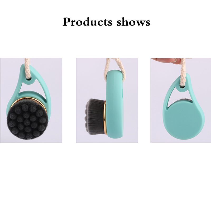 Mini Soft Bamboo Charcoal Facial Cleansing Brush Massage Deep Washing Cleaner Dirt Remover Beauty Face Skin Care Tool Portable