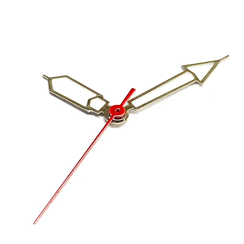 Watch hands in arrow pointer